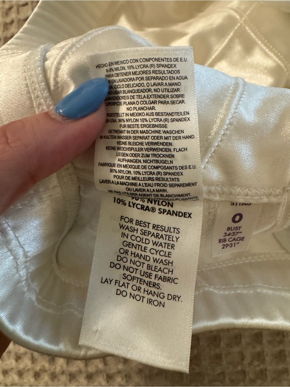 Enell High Impact Sports Bra White Size 0 Extra Support EUC - Picture 7 of 11
